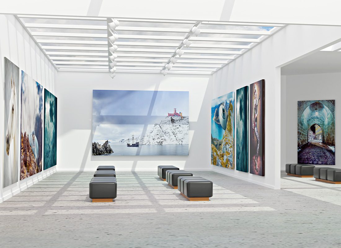 Art Gallery Insurance - Empty Modern Art Gallery Featuring 3D Illustration